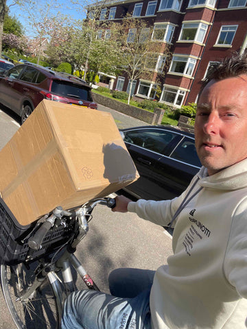 Eco-friendly bike delivery
